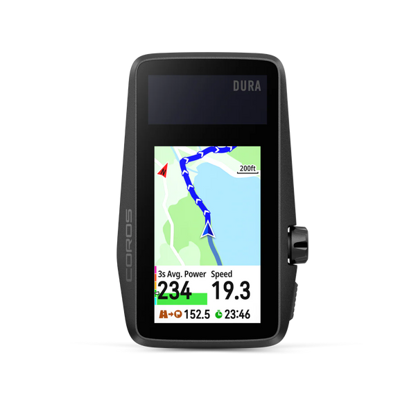 Велокомпьютер COROS DURA Solar GPS Bike Computer Black (BDURA-BLK) BDURA-BLK фото